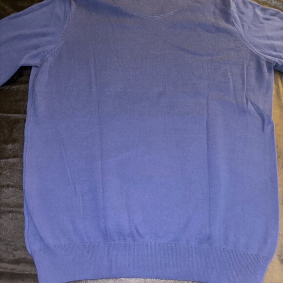 Lacoste Men's V-Neck Sweater - Deep Blue - Picture 5 of 10